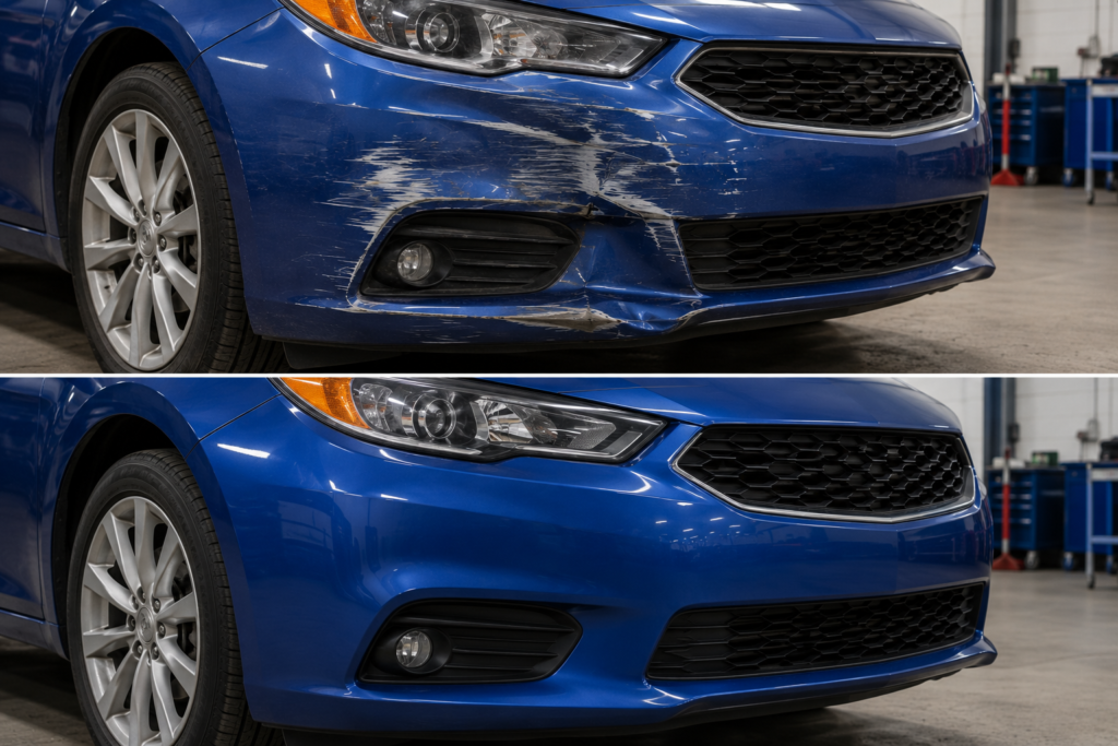 bumper repair roseville